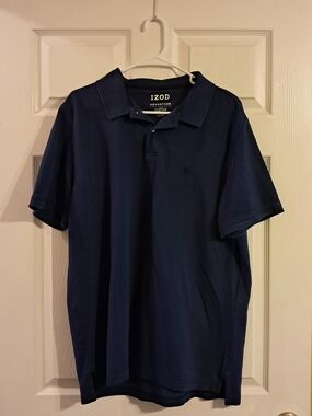 IZOD Men's Size XL  Navy Performance Polo Shirt